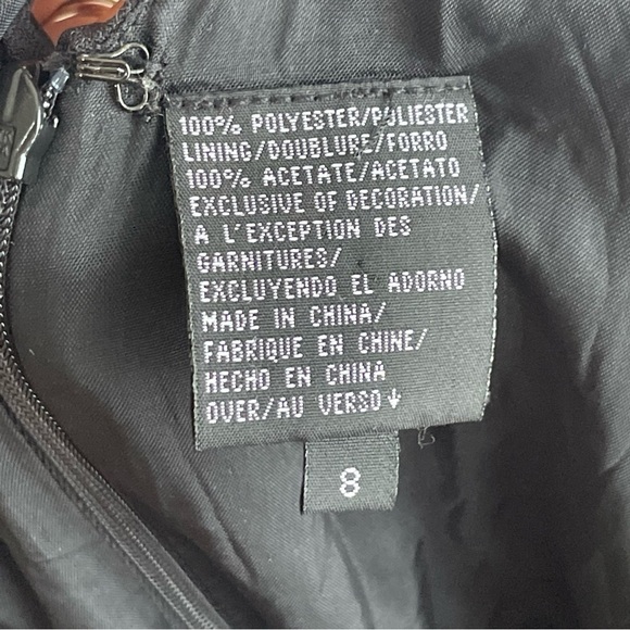 🥒 Vintage y2k Black Beaded Formal Open Back Sleeveless Maxi Dress Formal Gown 8 - Picture 10 of 13